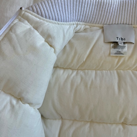 Tibi Off-White Puffer Jacket xs - Picture 3 of 7